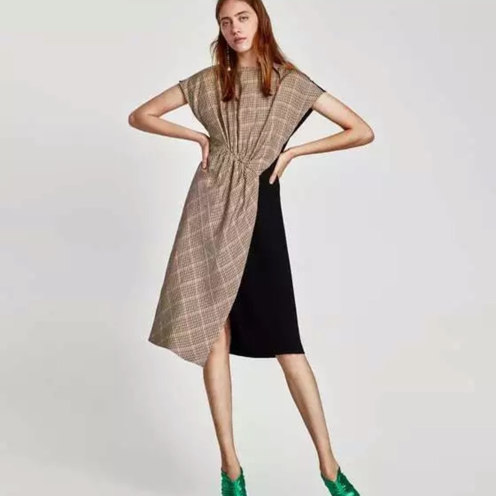 Zara patchwork dress